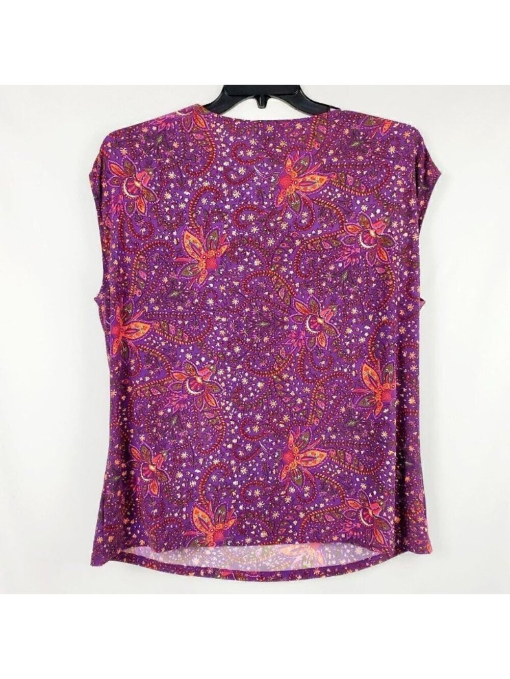 Chaps Womans Plus Size 2 2x Pink floral shirt Top NWT - Picture 4 of 4